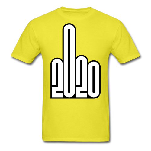 Fuck-2020 Shirt NEW 2020 Sucks You Middle Finger Funny Tee T-shirt Size S-6XL - yellow