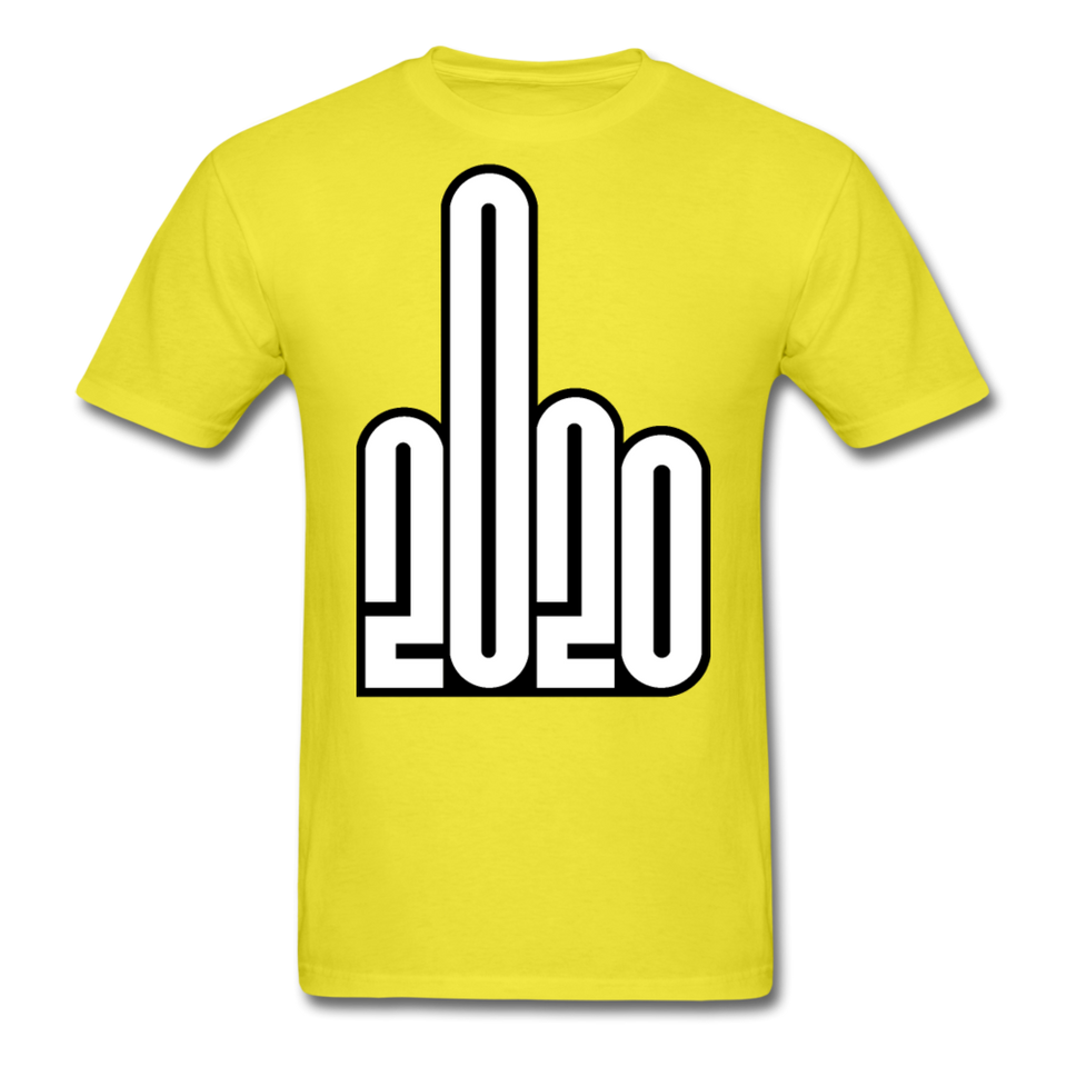 Fuck-2020 Shirt NEW 2020 Sucks You Middle Finger Funny Tee T-shirt Size S-6XL - yellow