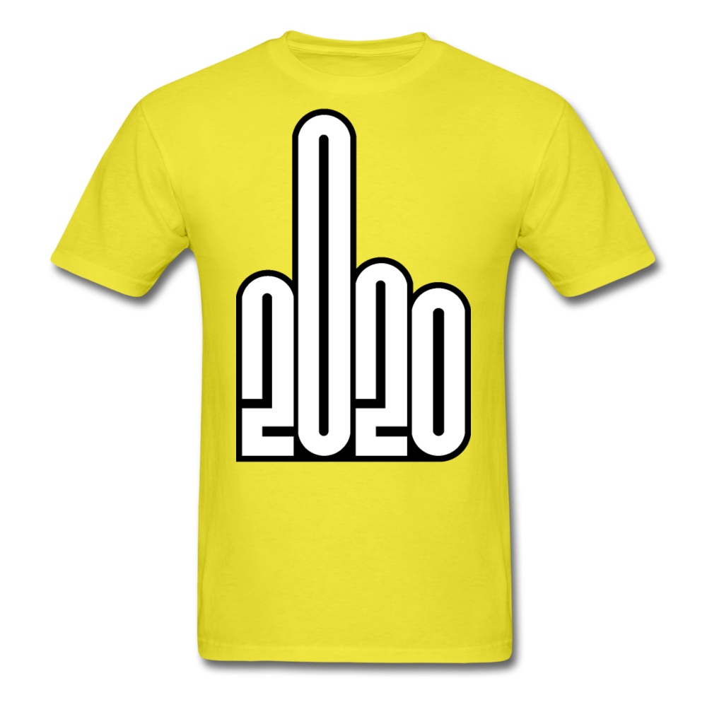 Fuck-2020 Shirt NEW 2020 Sucks You Middle Finger Funny Tee T-shirt Size S-6XL - yellow