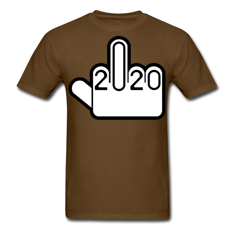 Fuck-2020 Shirt NEW 2020 Sucks You Middle Finger Funny Tee T-shirt Size S-6XL - brown