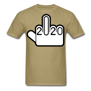 Fuck-2020 Shirt NEW 2020 Sucks You Middle Finger Funny Tee T-shirt Size S-6XL - khaki