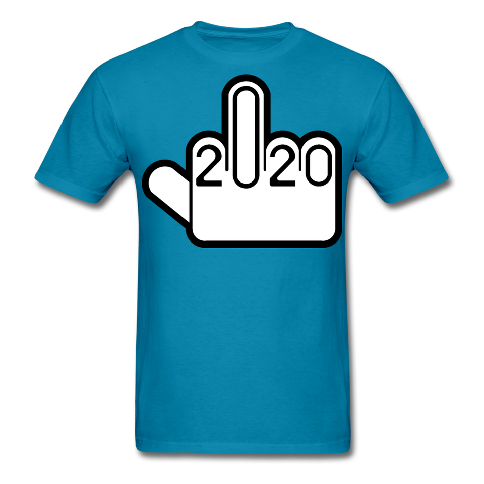 Fuck-2020 Shirt NEW 2020 Sucks You Middle Finger Funny Tee T-shirt Size S-6XL - turquoise