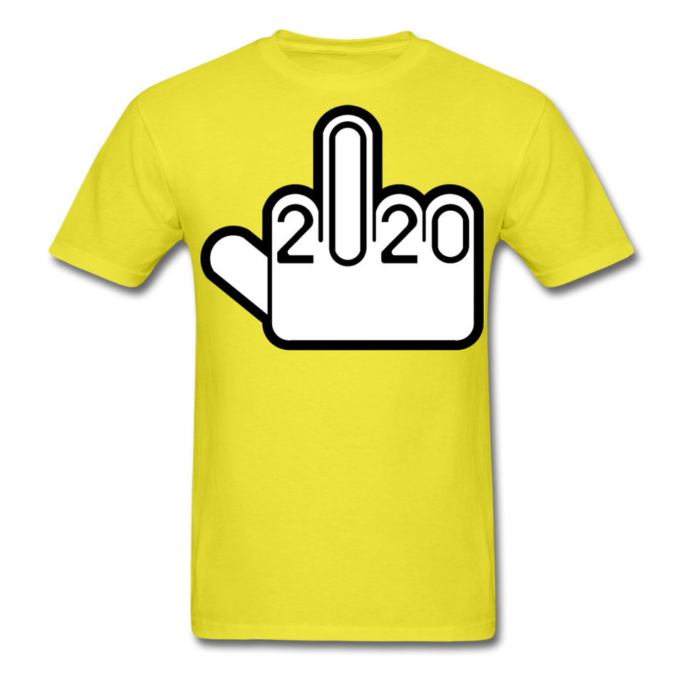 Fuck-2020 Shirt NEW 2020 Sucks You Middle Finger Funny Tee T-shirt Size S-6XL - yellow