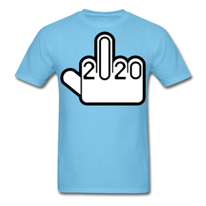 Fuck-2020 Shirt NEW 2020 Sucks You Middle Finger Funny Tee T-shirt Size S-6XL - aquatic blue