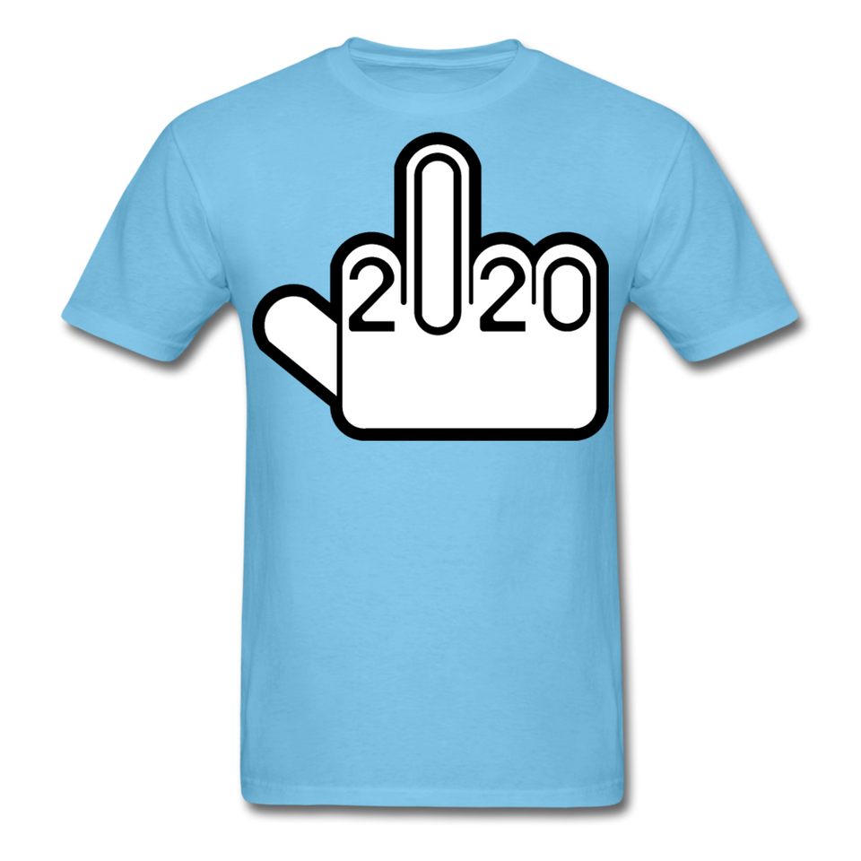 Fuck-2020 Shirt NEW 2020 Sucks You Middle Finger Funny Tee T-shirt Size S-6XL - aquatic blue
