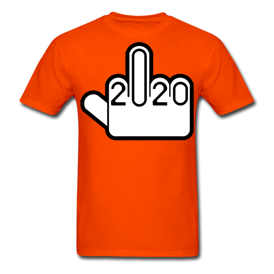 Fuck-2020 Shirt NEW 2020 Sucks You Middle Finger Funny Tee T-shirt Size S-6XL - orange