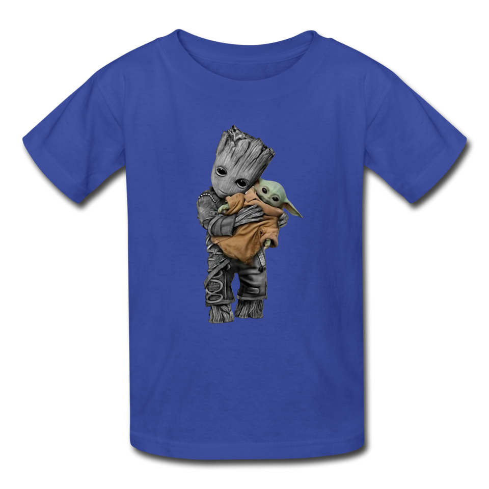 Baby Groot Hugging baby Youth / Kids' T-Shirt - royal blue
