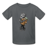 Baby Groot Hugging baby Youth / Kids' T-Shirt - charcoal
