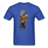 Baby Groot hugging baby Unisex Classic Adult T-Shirt - royal blue