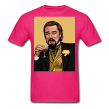 Leonardo DiCaprio Shirt Django Unchained Funny Meme T-Shirt S-6XL - fuchsia