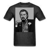 Leonardo DiCaprio Shirt Django Unchained Funny Meme T-Shirt S-6XL - heather black