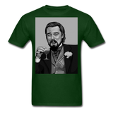 Leonardo DiCaprio Shirt Django Unchained Funny Meme T-Shirt S-6XL - forest green