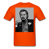 Leonardo DiCaprio Shirt Django Unchained Funny Meme T-Shirt S-6XL - orange