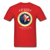 46th President Joe Biden Inauguration Day Commemorative Seal T-Shirt - red
