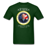 46th President Joe Biden Inauguration Day Commemorative Seal T-Shirt - forest green