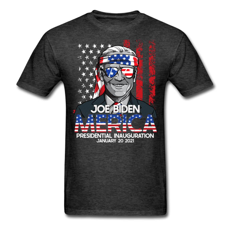 Joe Biden Inauguration shirt 46th USA Support Celebration President Day 2021 - heather black