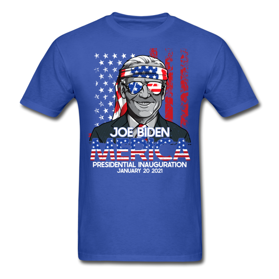 Joe Biden Inauguration shirt 46th USA Support Celebration President Day 2021 - royal blue
