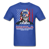 Joe Biden Inauguration shirt 46th USA Support Celebration President Day 2021 - royal blue