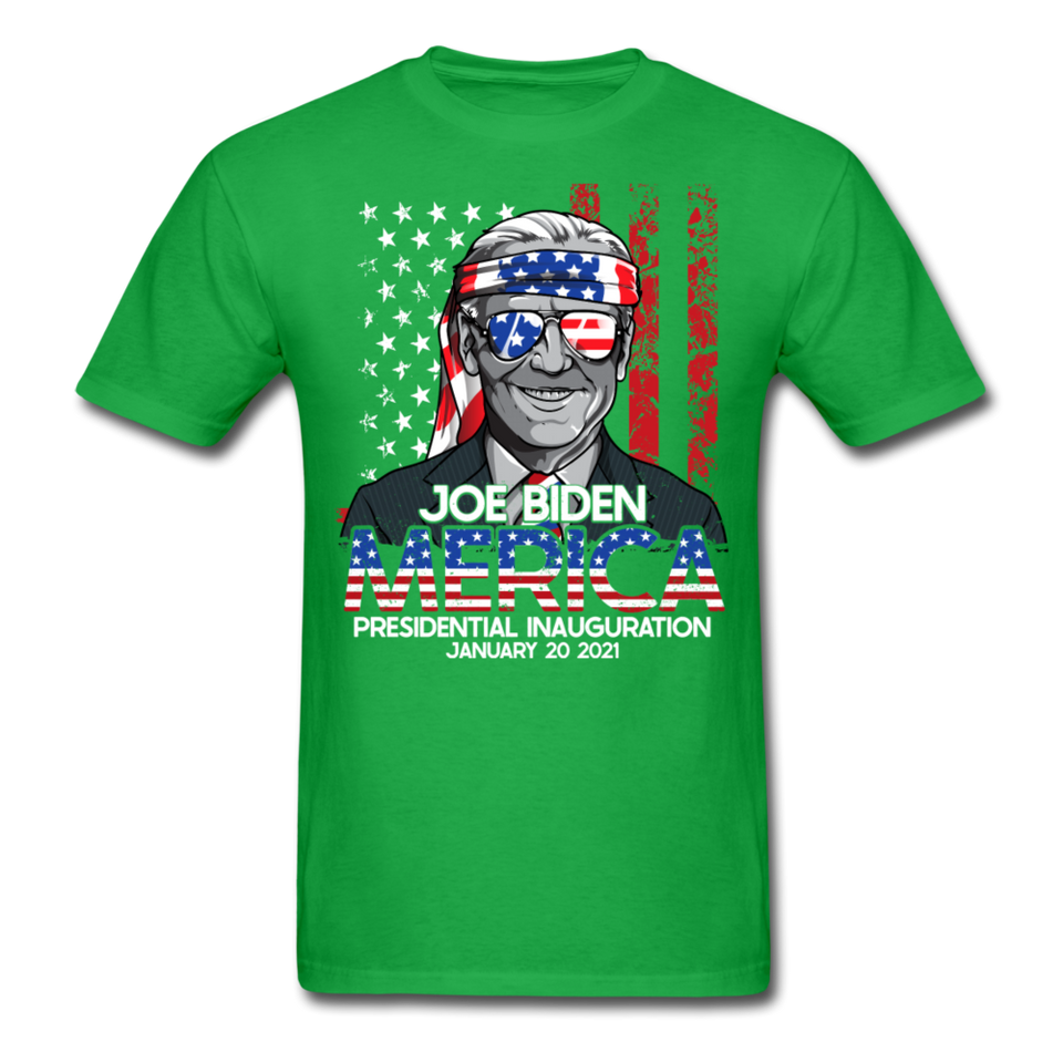 Joe Biden Inauguration shirt 46th USA Support Celebration President Day 2021 - bright green