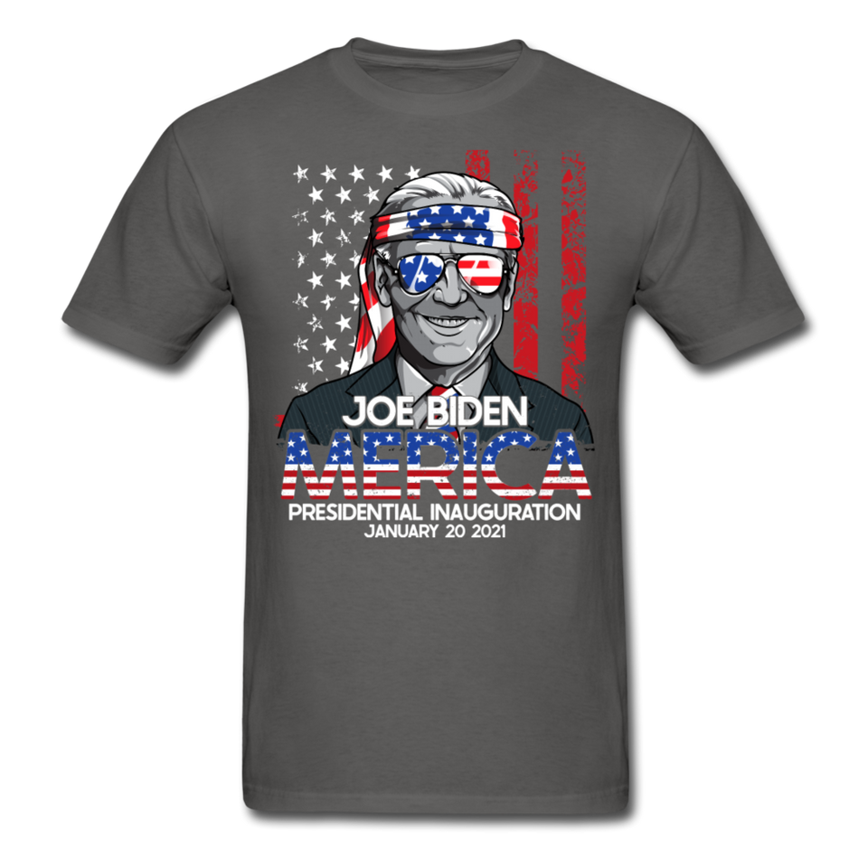 Joe Biden Inauguration shirt 46th USA Support Celebration President Day 2021 - charcoal