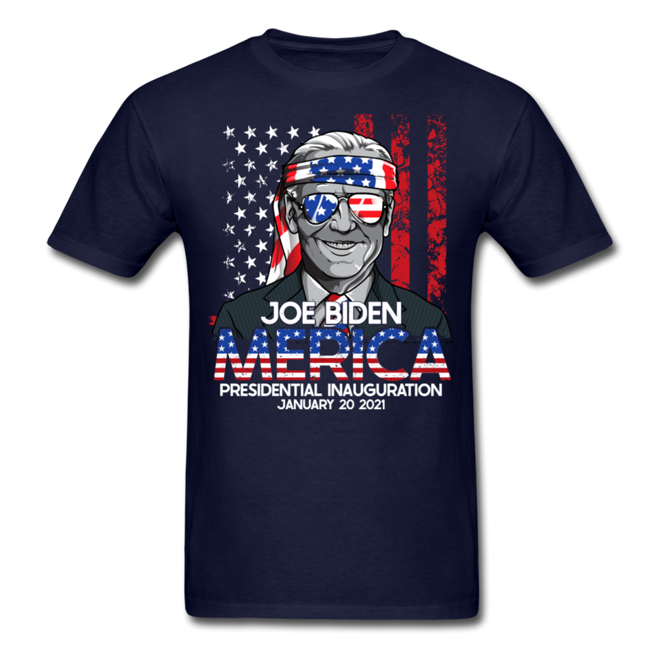 Joe Biden Inauguration shirt 46th USA Support Celebration President Day 2021 - navy