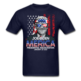 Joe Biden Inauguration shirt 46th USA Support Celebration President Day 2021 - navy