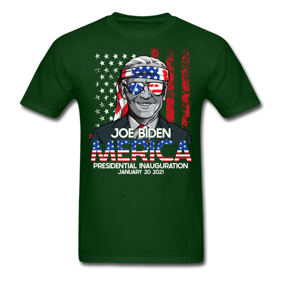 Joe Biden Inauguration shirt 46th USA Support Celebration President Day 2021 - forest green