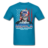 Joe Biden Inauguration shirt 46th USA Support Celebration President Day 2021 - turquoise