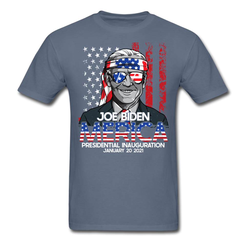 Joe Biden Inauguration shirt 46th USA Support Celebration President Day 2021 - denim