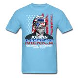Joe Biden Inauguration shirt 46th USA Support Celebration President Day 2021 - aquatic blue