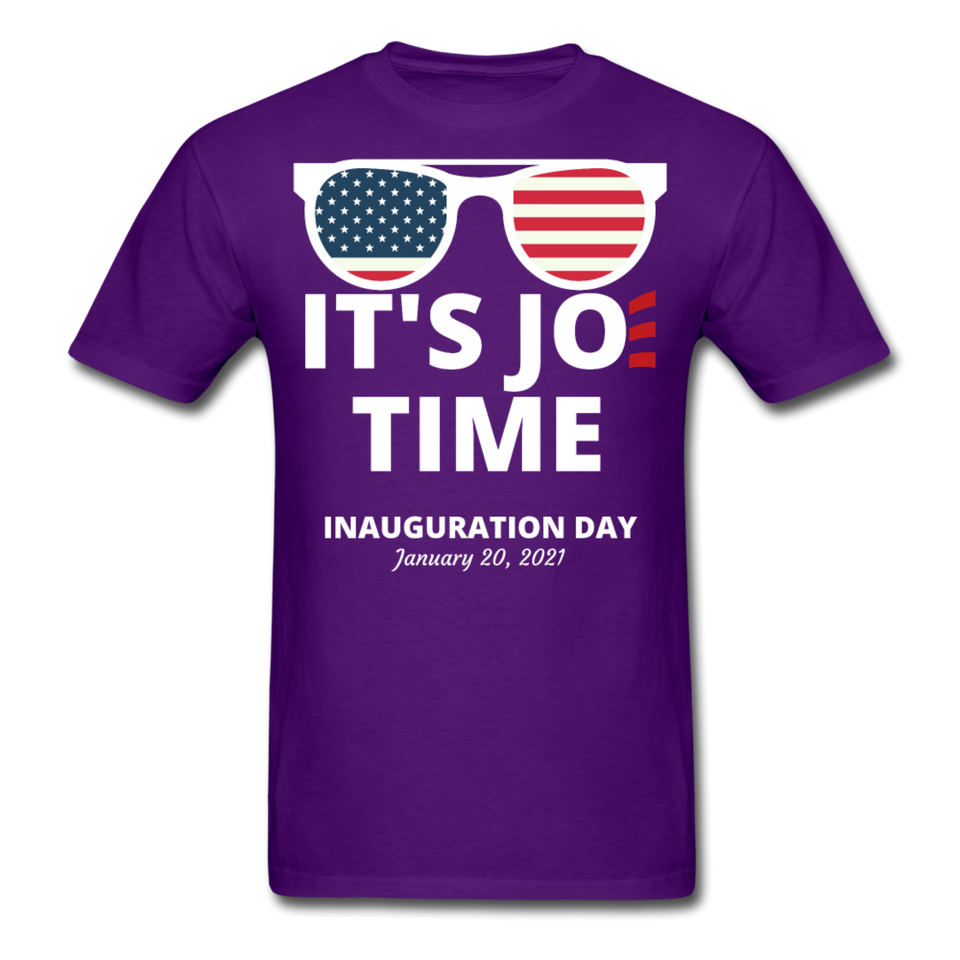 Joe Biden Inauguration 46th President Day 2021 Gift T-Shirt - purple