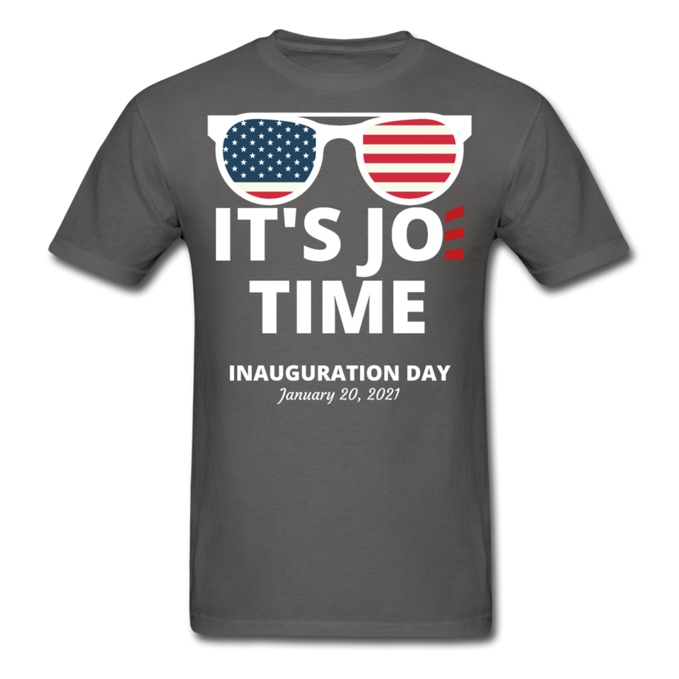 Joe Biden Inauguration 46th President Day 2021 Gift T-Shirt - charcoal