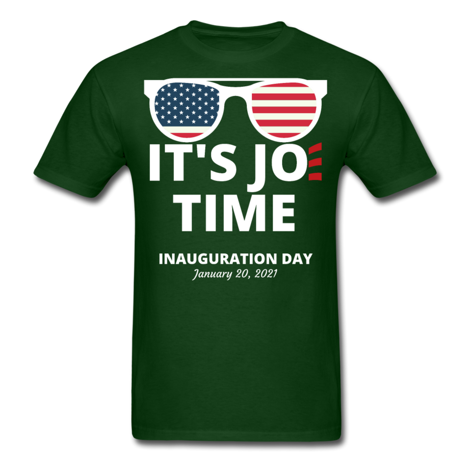 Joe Biden Inauguration 46th President Day 2021 Gift T-Shirt - forest green