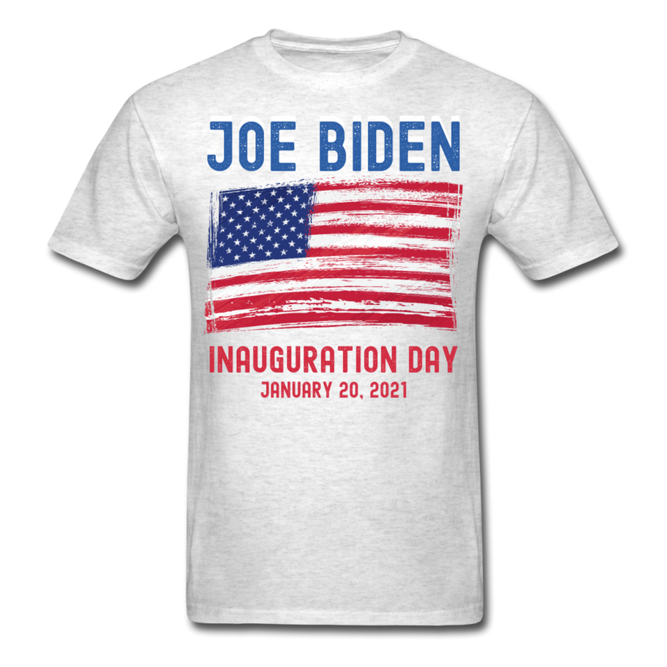 Joe Biden Inauguration 46th President Day 2021 Gift T-Shirt - light heather gray