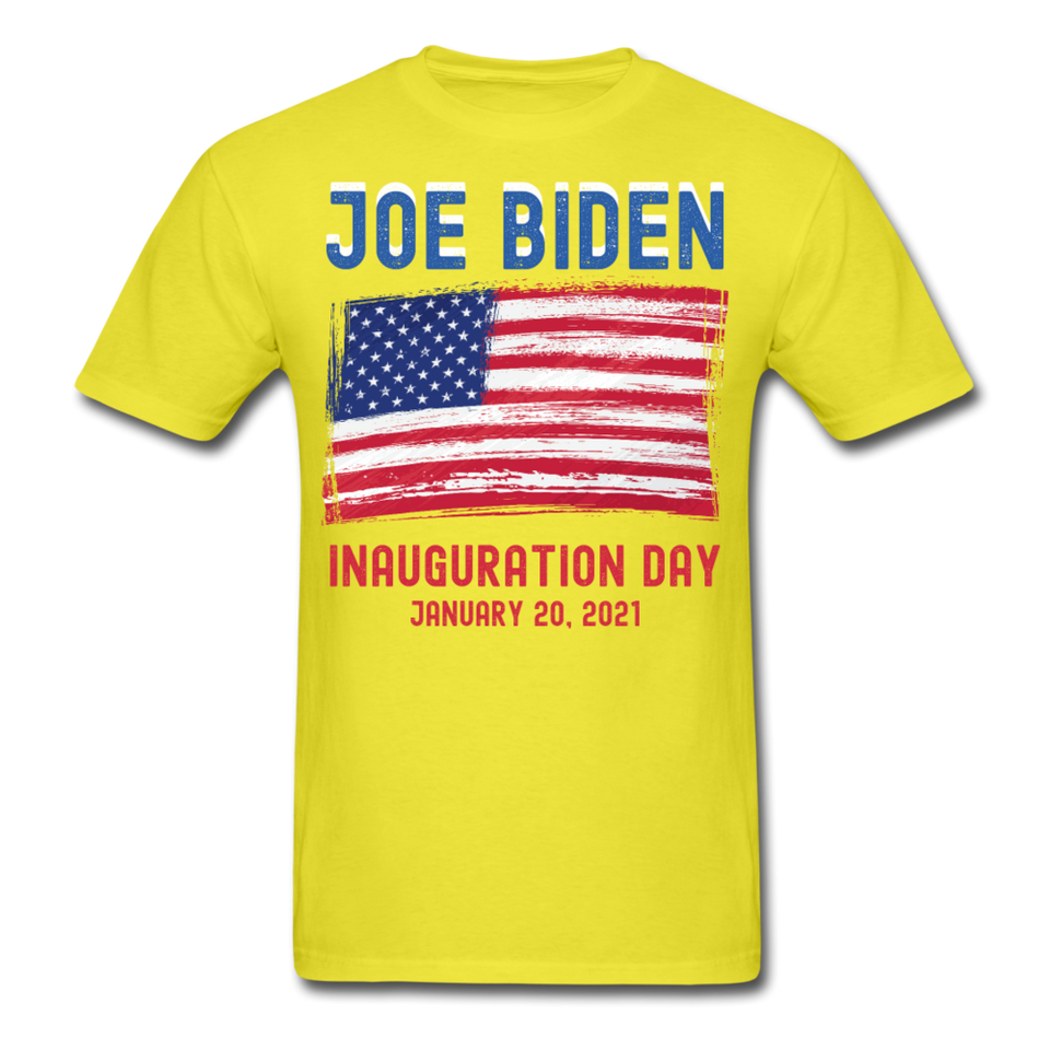 Joe Biden Inauguration 46th President Day 2021 Gift T-Shirt - yellow