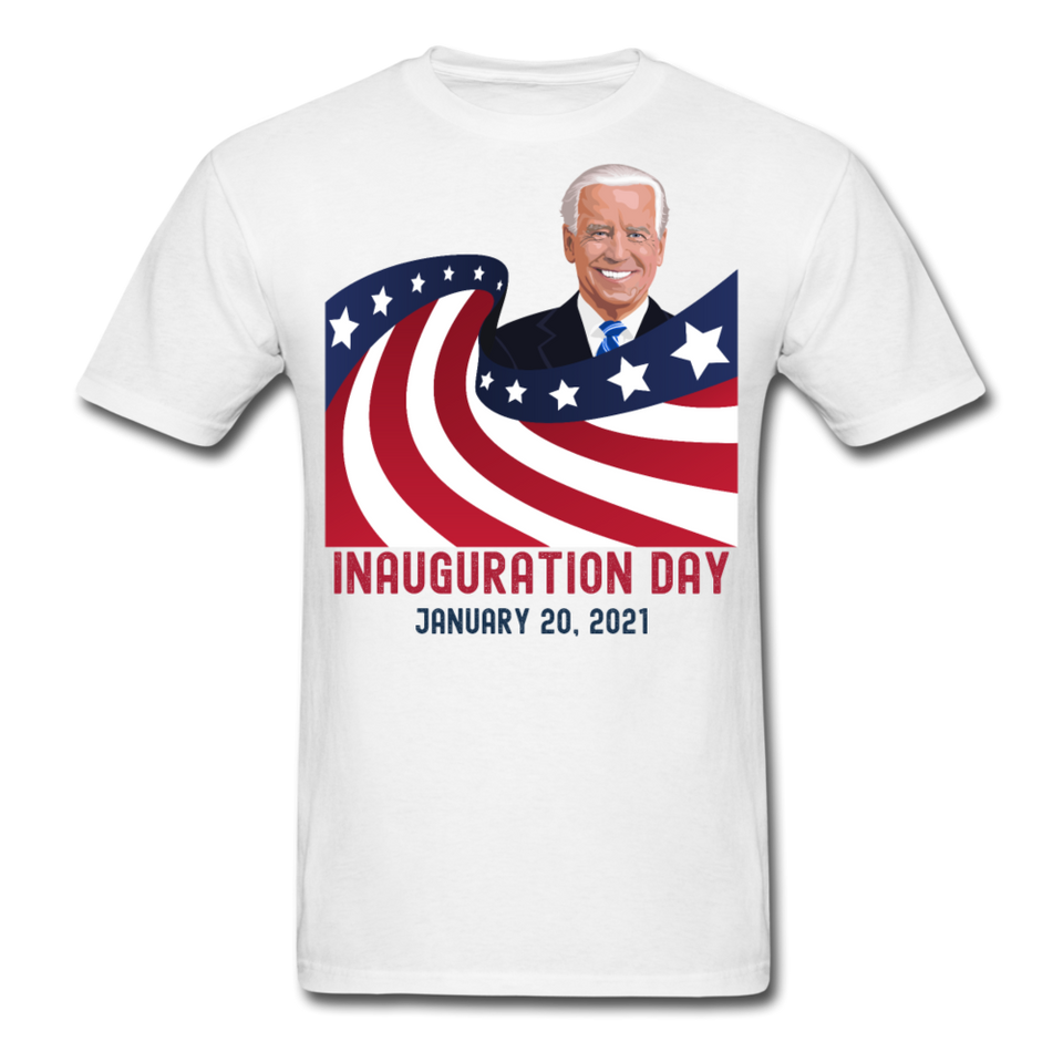 Joe Biden Inauguration 46th President Day 2021 Gift T-Shirt - white