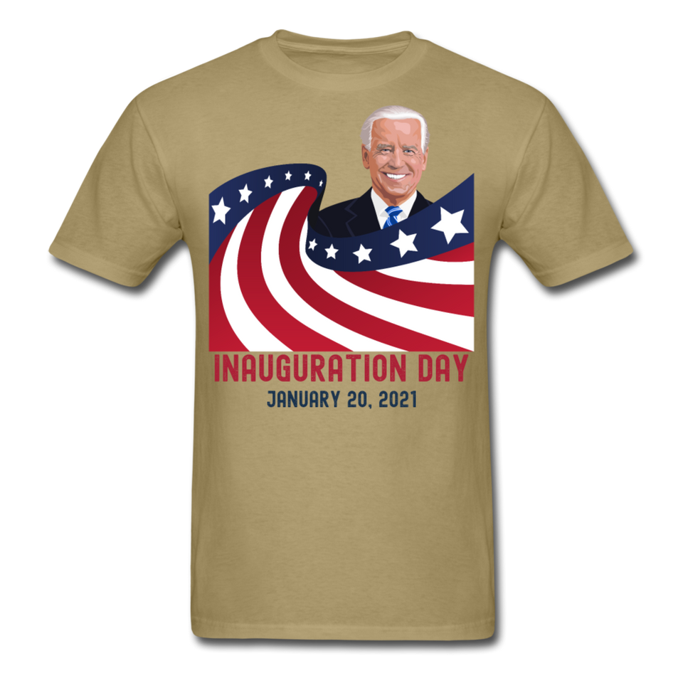 Joe Biden Inauguration 46th President Day 2021 Gift T-Shirt - khaki