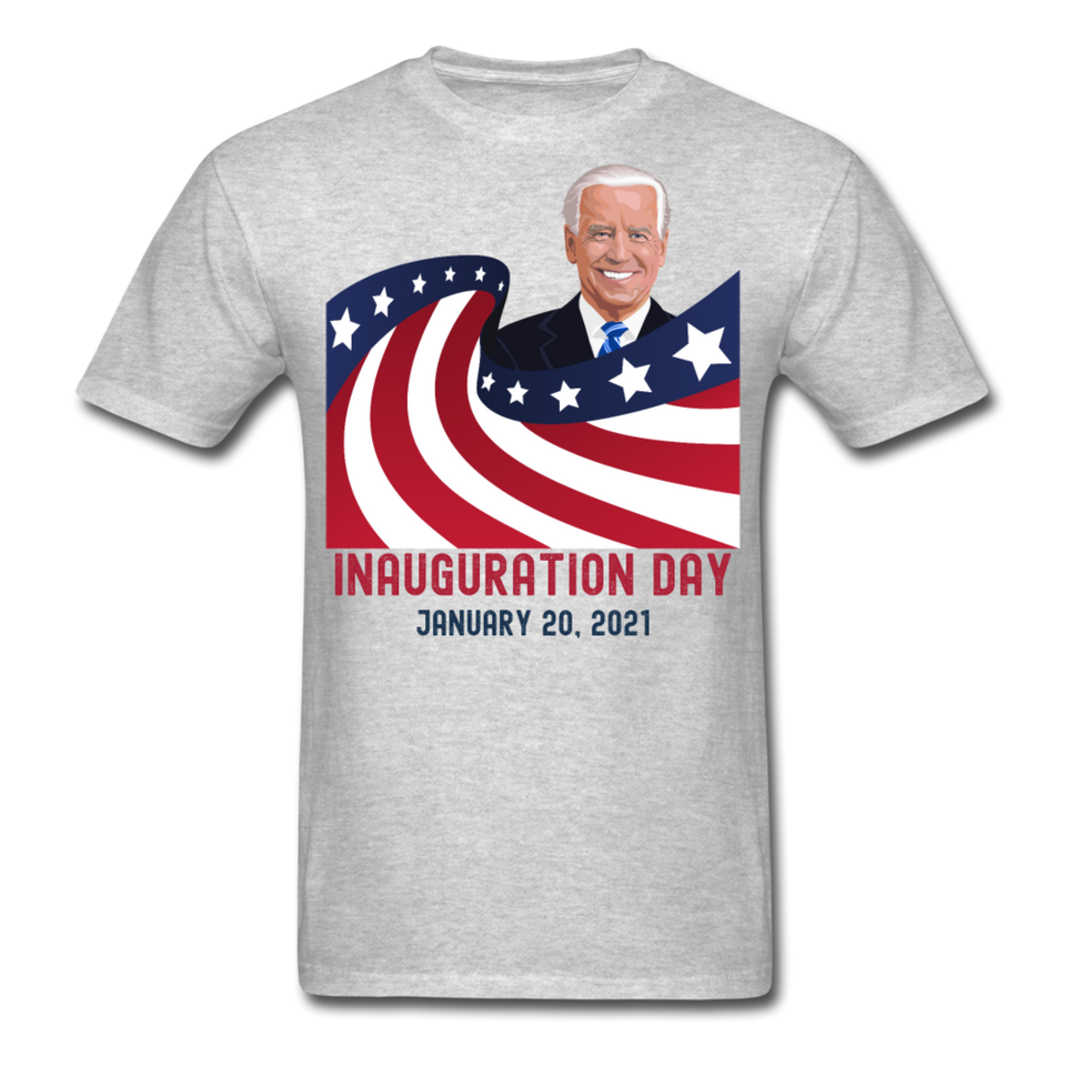 Joe Biden Inauguration 46th President Day 2021 Gift T-Shirt - heather gray