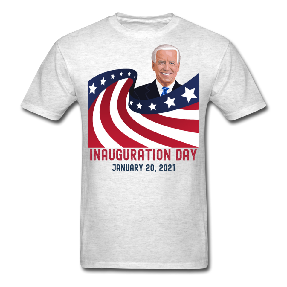 Joe Biden Inauguration 46th President Day 2021 Gift T-Shirt - light heather gray