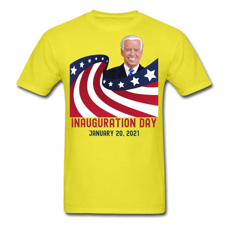 Joe Biden Inauguration 46th President Day 2021 Gift T-Shirt - yellow