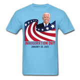 Joe Biden Inauguration 46th President Day 2021 Gift T-Shirt - aquatic blue