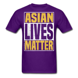 Asian Lives Matter Shirt Stop Asian Hate Racism Shirt Asian T-Shirt Size S-6XL - purple