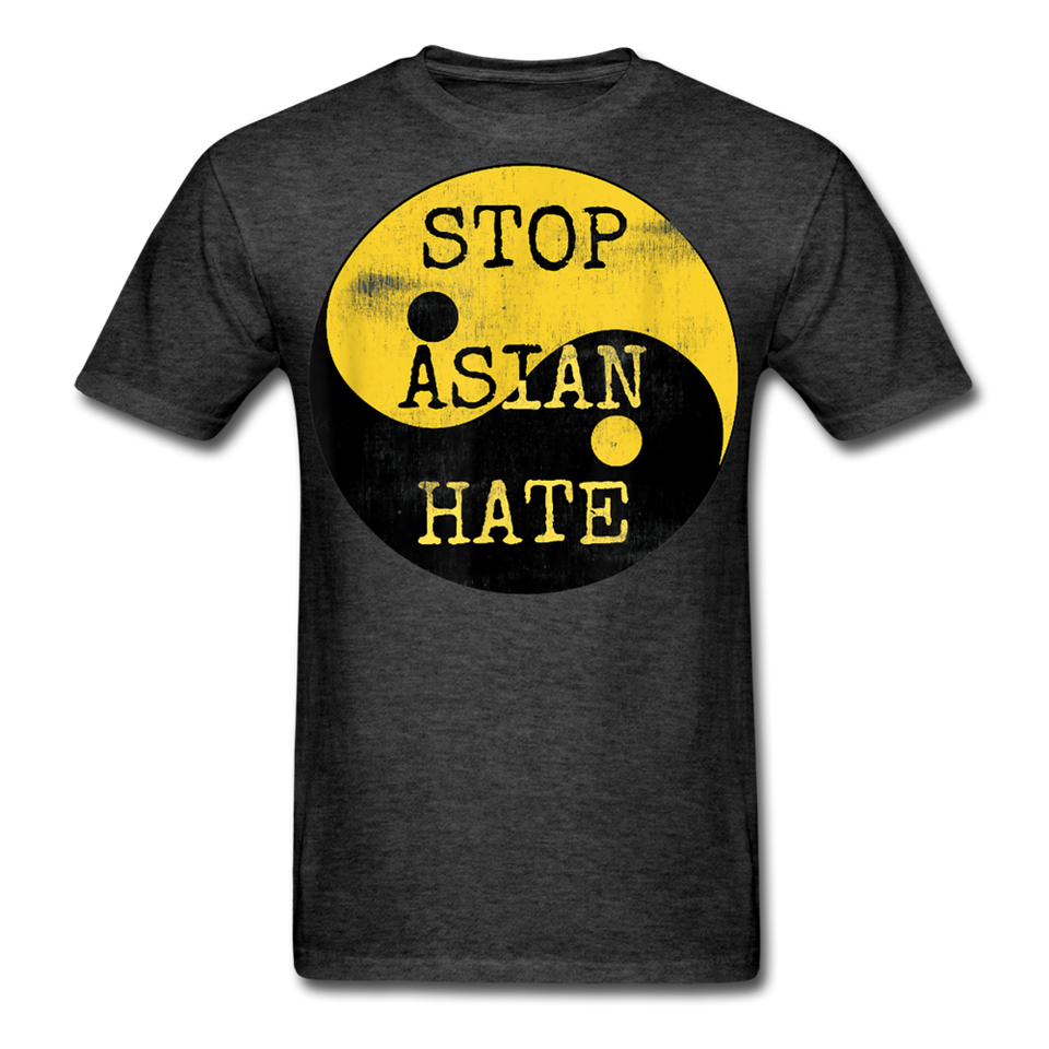 Asian Lives Matter Shirt Stop Asian Hate Racism Shirt Asian T-Shirt Size S-6XL - heather black