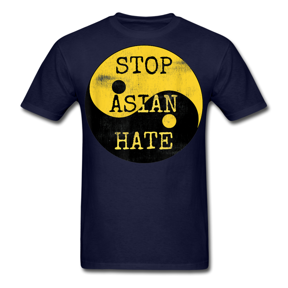 Asian Lives Matter Shirt Stop Asian Hate Racism Shirt Asian T-Shirt Size S-6XL - navy
