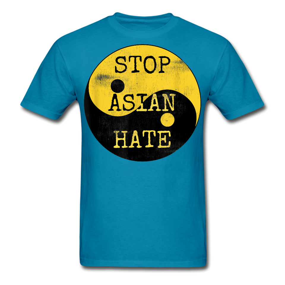Asian Lives Matter Shirt Stop Asian Hate Racism Shirt Asian T-Shirt Size S-6XL - turquoise