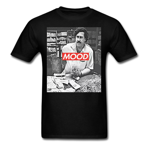 Pablo Escobar Mood shirt Parody Supreme T-Shirt Size S-6XL - black
