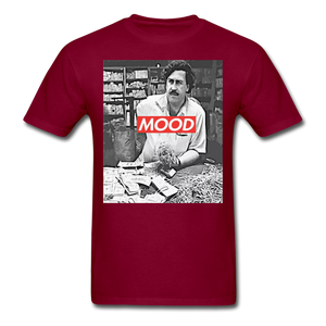 Pablo Escobar Mood shirt Parody Supreme T-Shirt Size S-6XL - burgundy