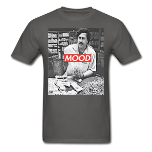 Pablo Escobar Mood shirt Parody Supreme T-Shirt Size S-6XL - charcoal