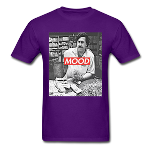 Pablo Escobar Mood shirt Parody Supreme T-Shirt Size S-6XL - purple