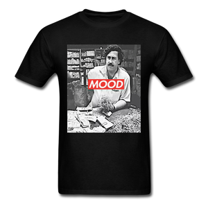 Pablo Escobar Mood shirt Parody Supreme T-Shirt Size S-6XL - black